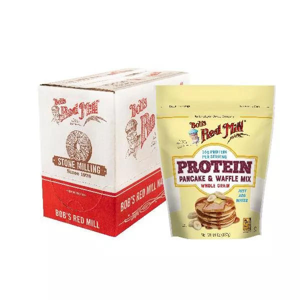 Bob's Red Mill Protein Pancake and Waffle Mix 14 Ounce Size - 4 Per Case