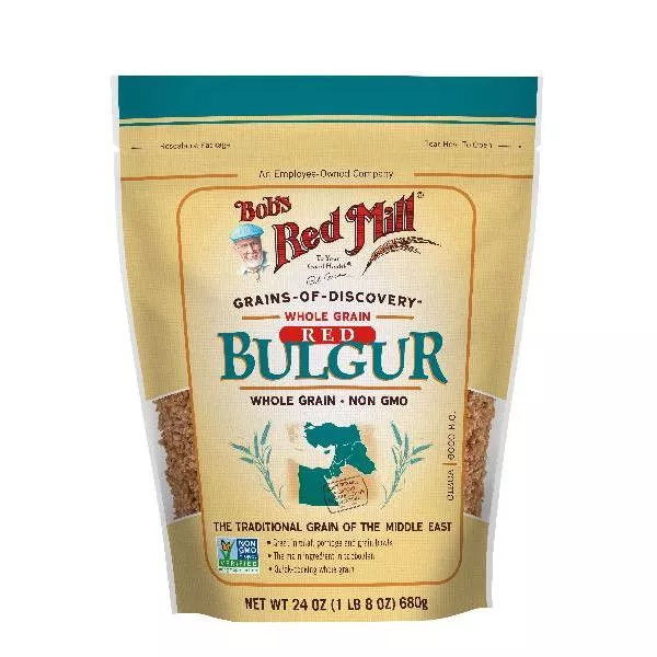 Bob's Red Mill Red Bulgur One Four Resealable Pouches 24 Ounce Size - 4 Per Case
