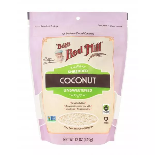 Bob's Red Mill Shredded Coconut 12 Ounce Size - 4 Per Case