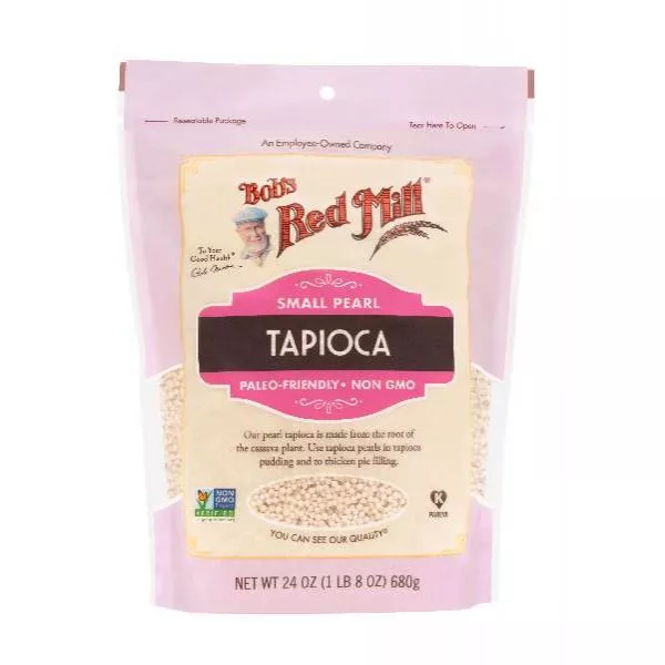 Bob's Red Mill Small Pearl Tapioca One Case of Four Pouches 24 Ounce Size - 4 Per Case
