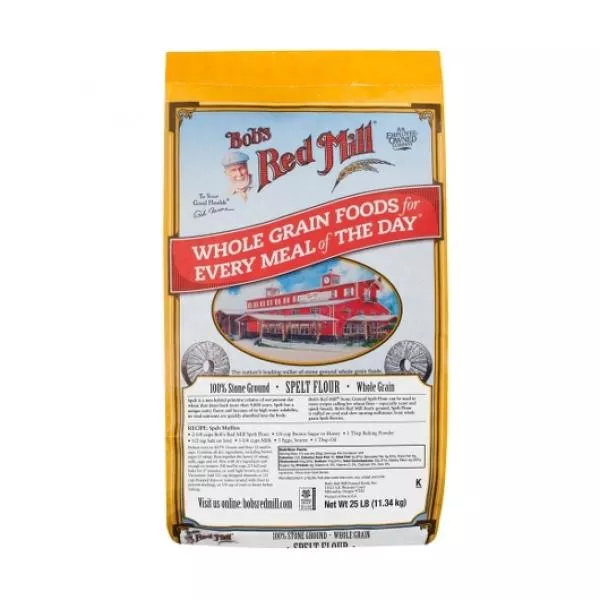 Bob's Red Mill Spelt Flour 25 Pound Each - 1 Per Case