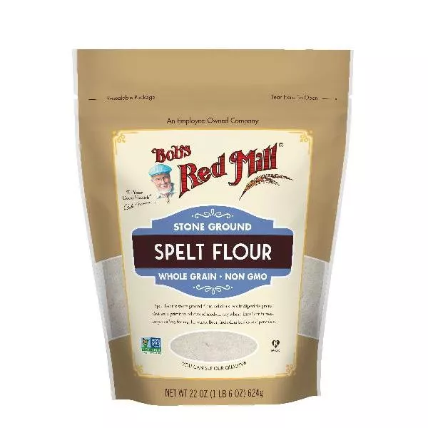 Bob's Red Mill Spelt Flour One Four Pouches 22 Ounce Size - 4 Per Case