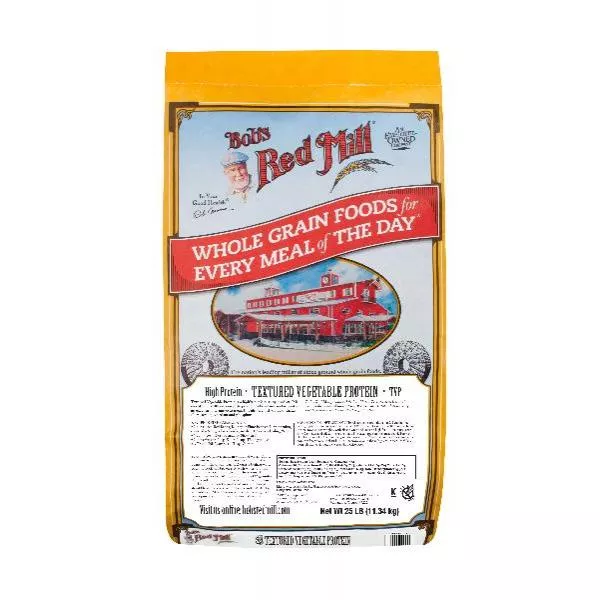 Bob's Red Mill Textured Vegetable Protein 25 Pound Each - 1 Per Case