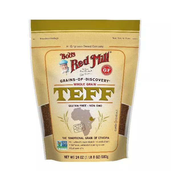 Bob's Red Mill Whole Grain Teff One Offour Pouches 24 Ounce Size - 4 Per Case
