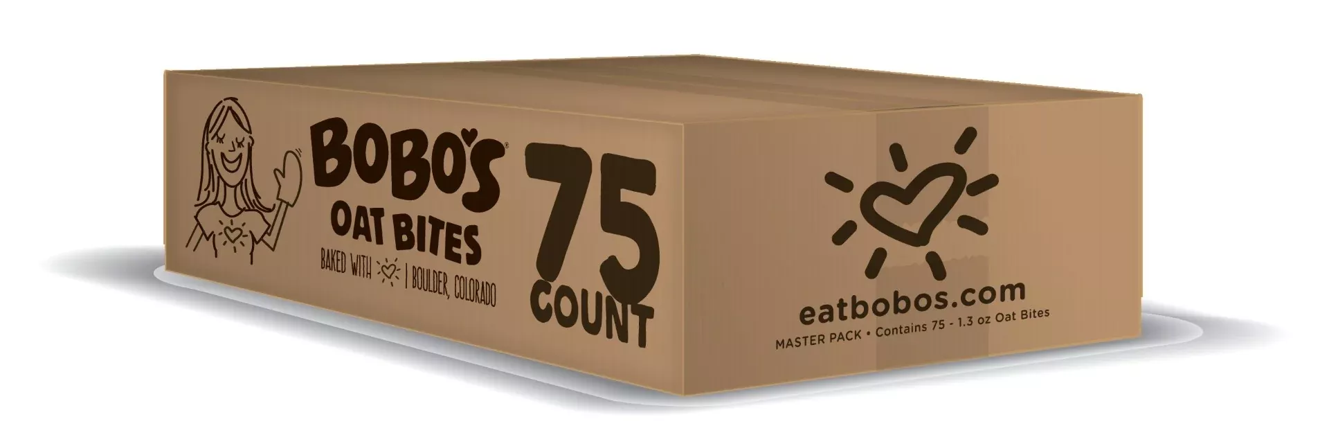 Bobo's Oat Bars Chocolate Chip Bites 1.3 Ounce Size - 75 Per Case
