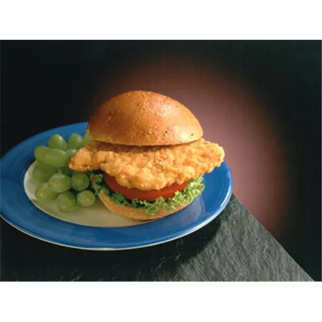 Brakebush Chicken Fully Cooked Nae Original Breaded Breast Fillet Perfect Answers 5 Pound Each - 2 Per Case