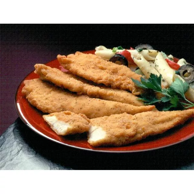 Brakebush Chicken Gold'n'spice Tenderloins Sizeduncooked 5 Pound Each - 2 Per Case