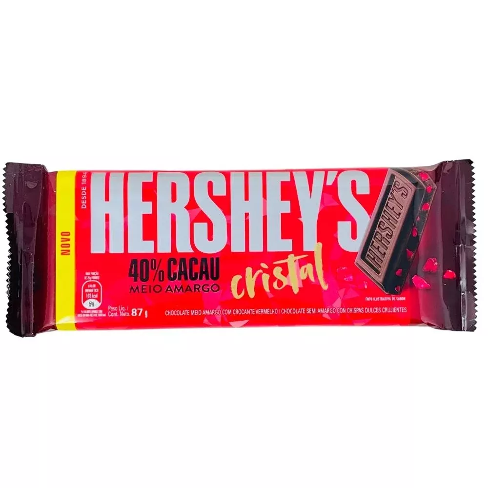 Brazil Hershey's Semisweet Chocolate with Cristals - 87g (Brazil)