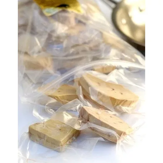Broadleaf Frozen Hudson Valley Foie Gras Sliced Raw Vacuum Pack 2 Pound Each - 3 Per Case
