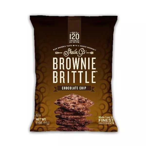 Brownie Brittle Trays Multi Pack Box Chocolate Chip 6 Each - 8 Per Case