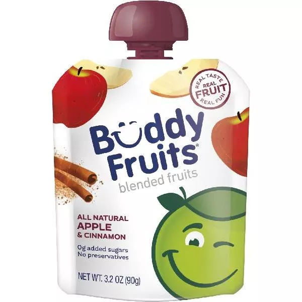 Buddy Fruits Originals Cinnamon 3.2 Ounce Size - 18 Per Case