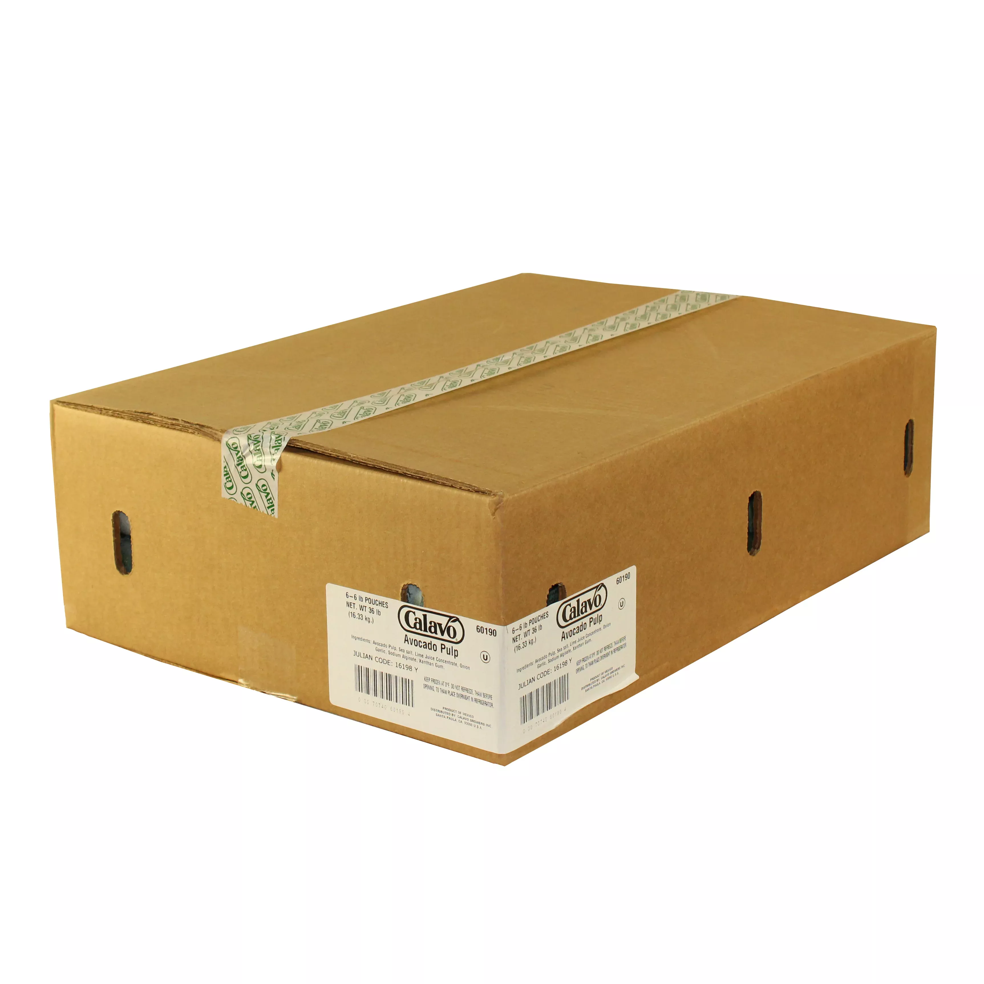 Calavo Frozen Avocado Pulp 6 Pound Each - 6 Per Case