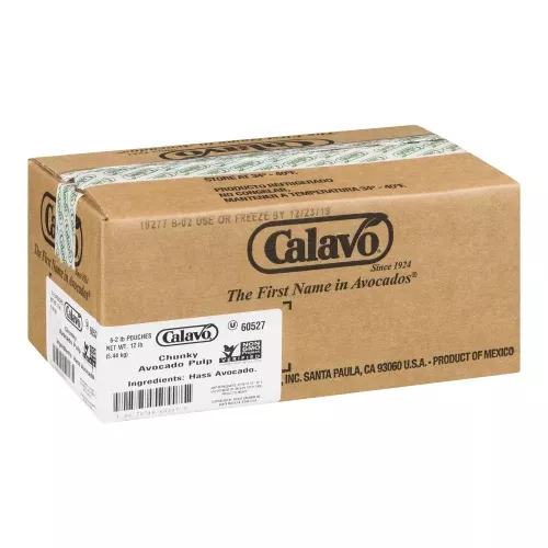 Calavo Refrigerated Chunky Pulp 2 Pound Each - 6 Per Case