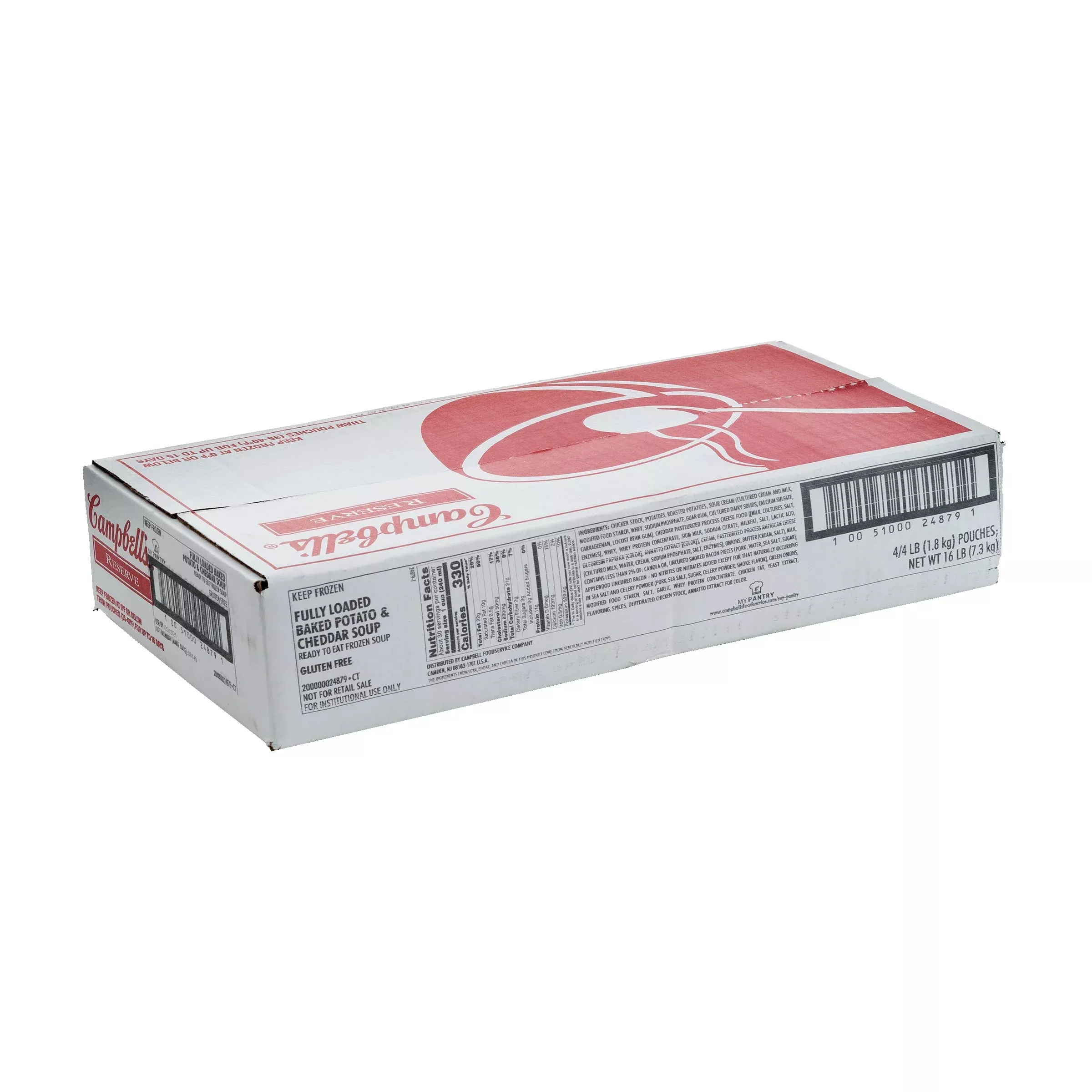 Campbell's Frozen Soup Loaded Baked Potato 4 Pound Each - 4 Per Case