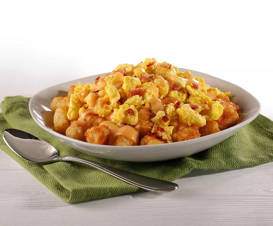 Cargill Eggs - Frozen Sunny Fresh Bacon & Cheese Eggstravaganza, 5 Pound, 4 Per Case