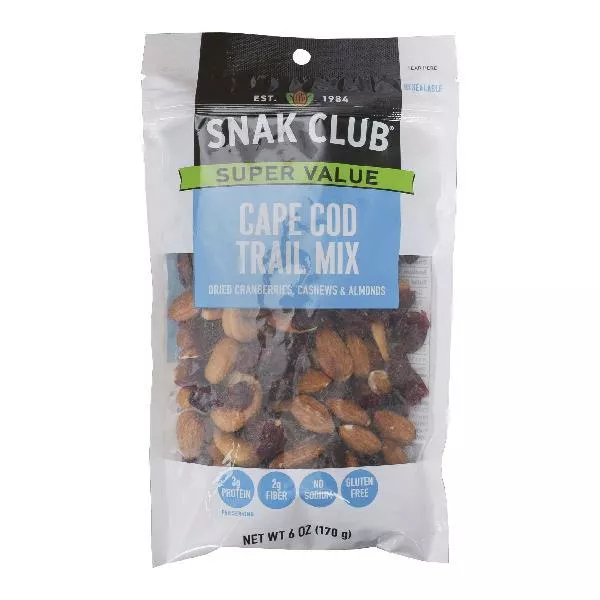 Century Snacks Snak Club Cape Cod Trail Mix 3.5 Ounce Size - 6 Per Case