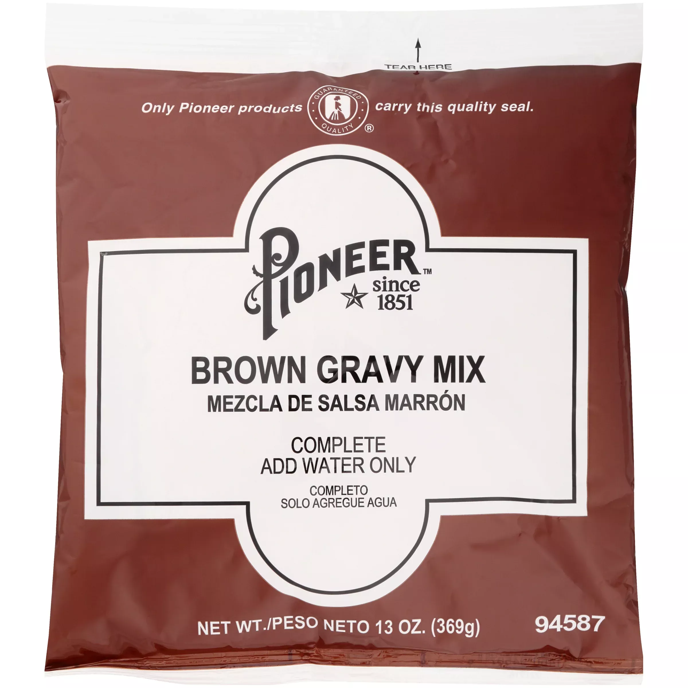 Ch Guenther Pioneer Brown Gravy Mix 13 Ounce Size - 6 Per Case