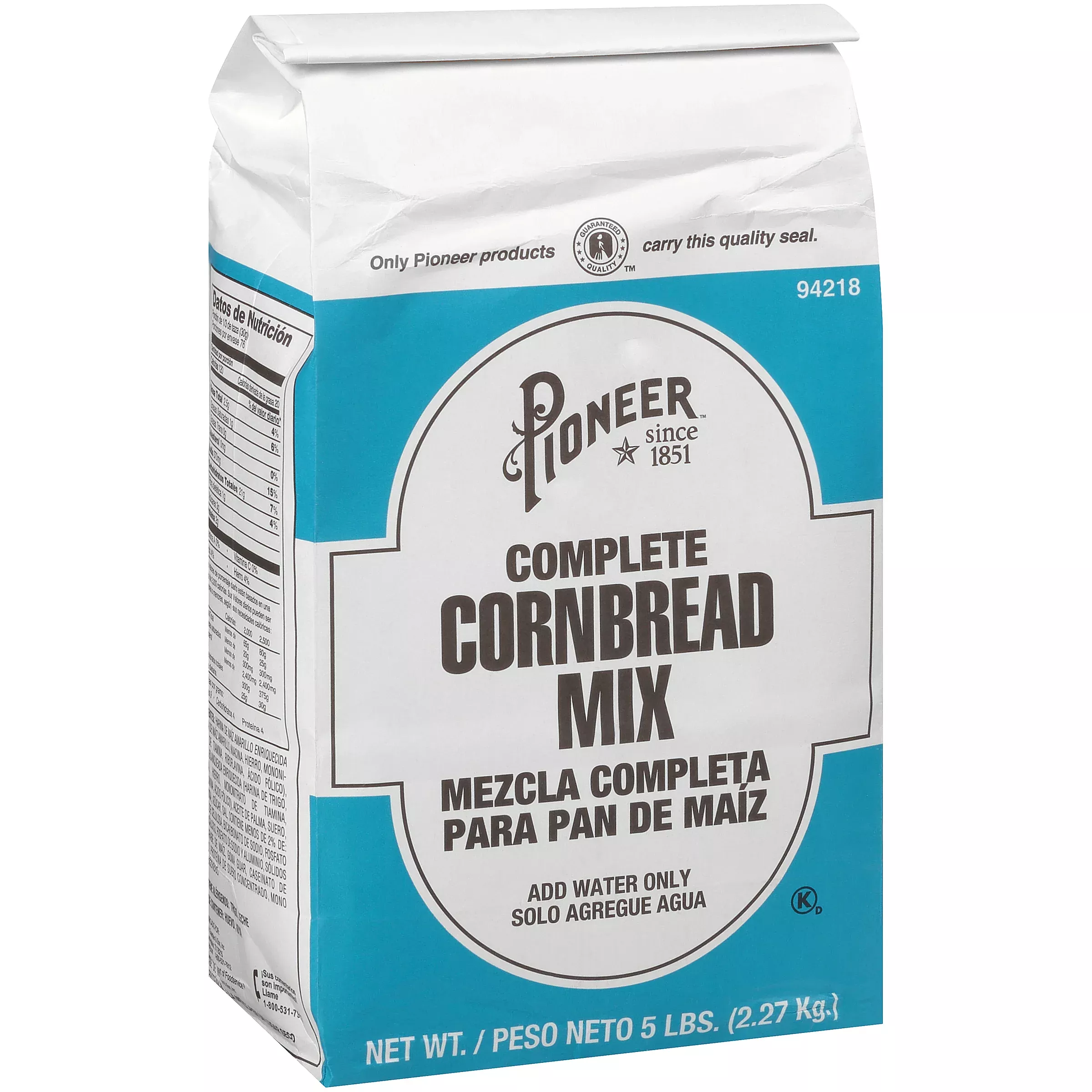 Ch Guenther Pioneer Complete Corn Bread Mix 5 Pound Each - 6 Per Case