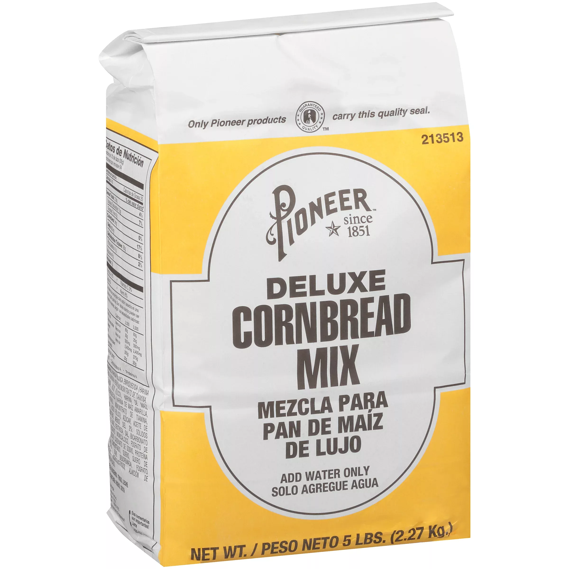 Ch Guenther Pioneer Deluxe Corn Bread Mix 5 Pound Each - 6 Per Case