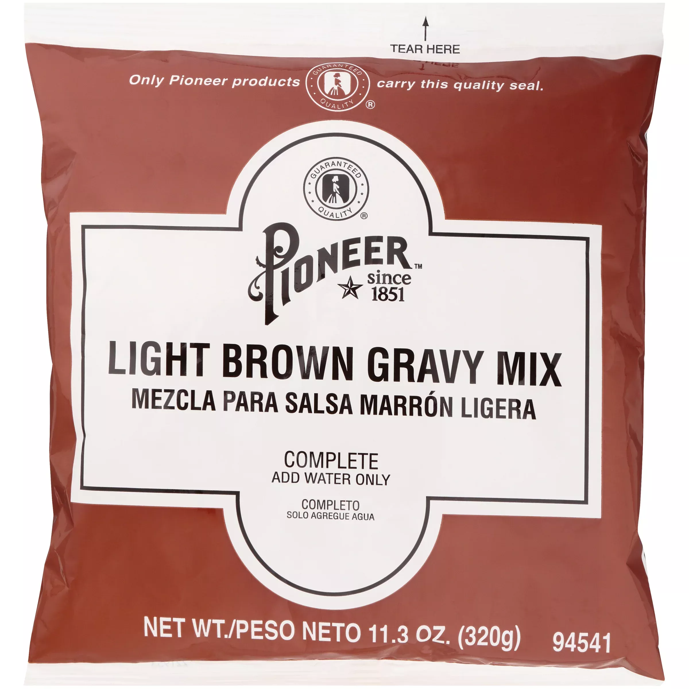 Ch Guenther Pioneer Light Brown Gravy Mix 11.3 Ounce Size - 6 Per Case