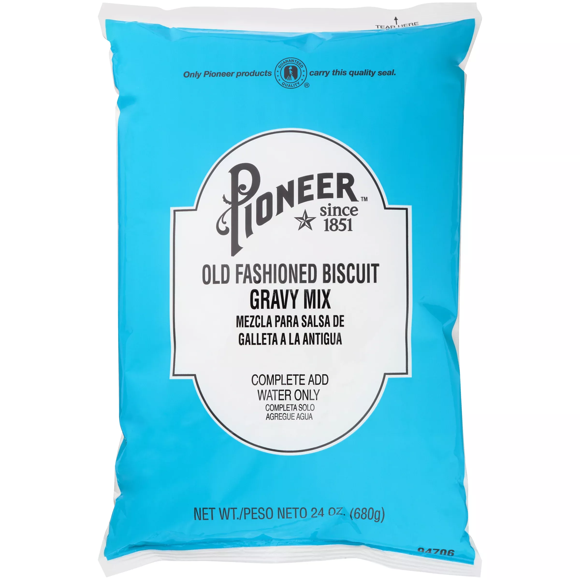 Ch Guenther Pioneer Old Fashioned Biscuit Gravy Mix 24 Ounce Size - 6 Per Case