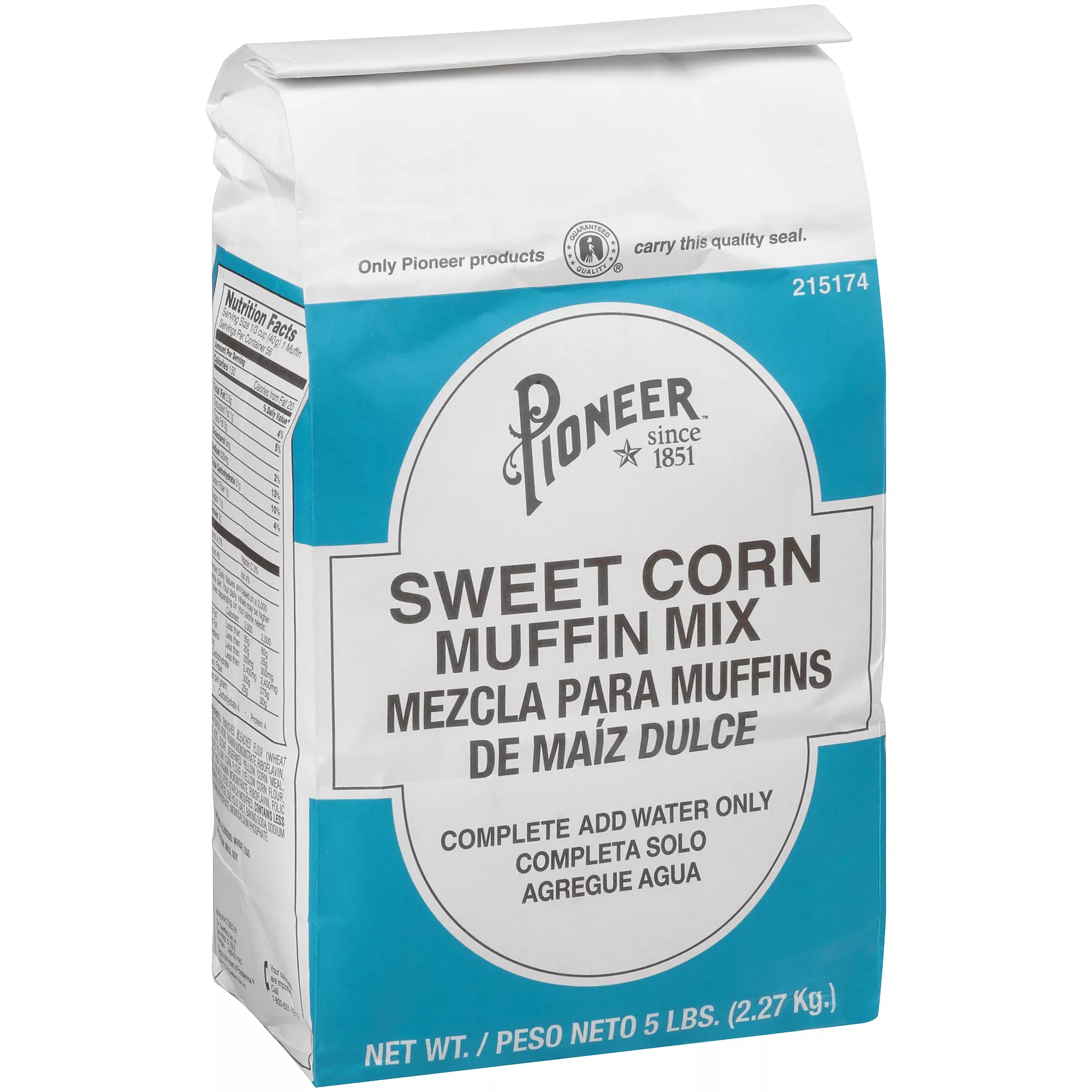 Ch Guenther Pioneer Sweet Corn Muffin Mix 5 Pound Each - 6 Per Case