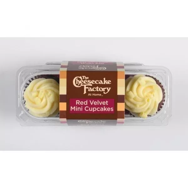 Cheesecake Factory Bakery Red Velvet Mini Cupcake 1 Each - 12 Per Case
