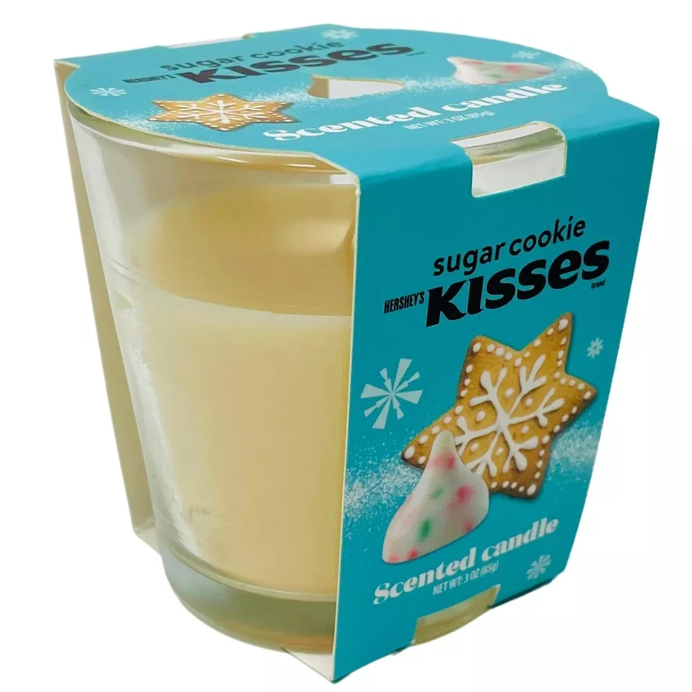 Christmas Hershey's Kisses Sugar Cookie Scented Candle