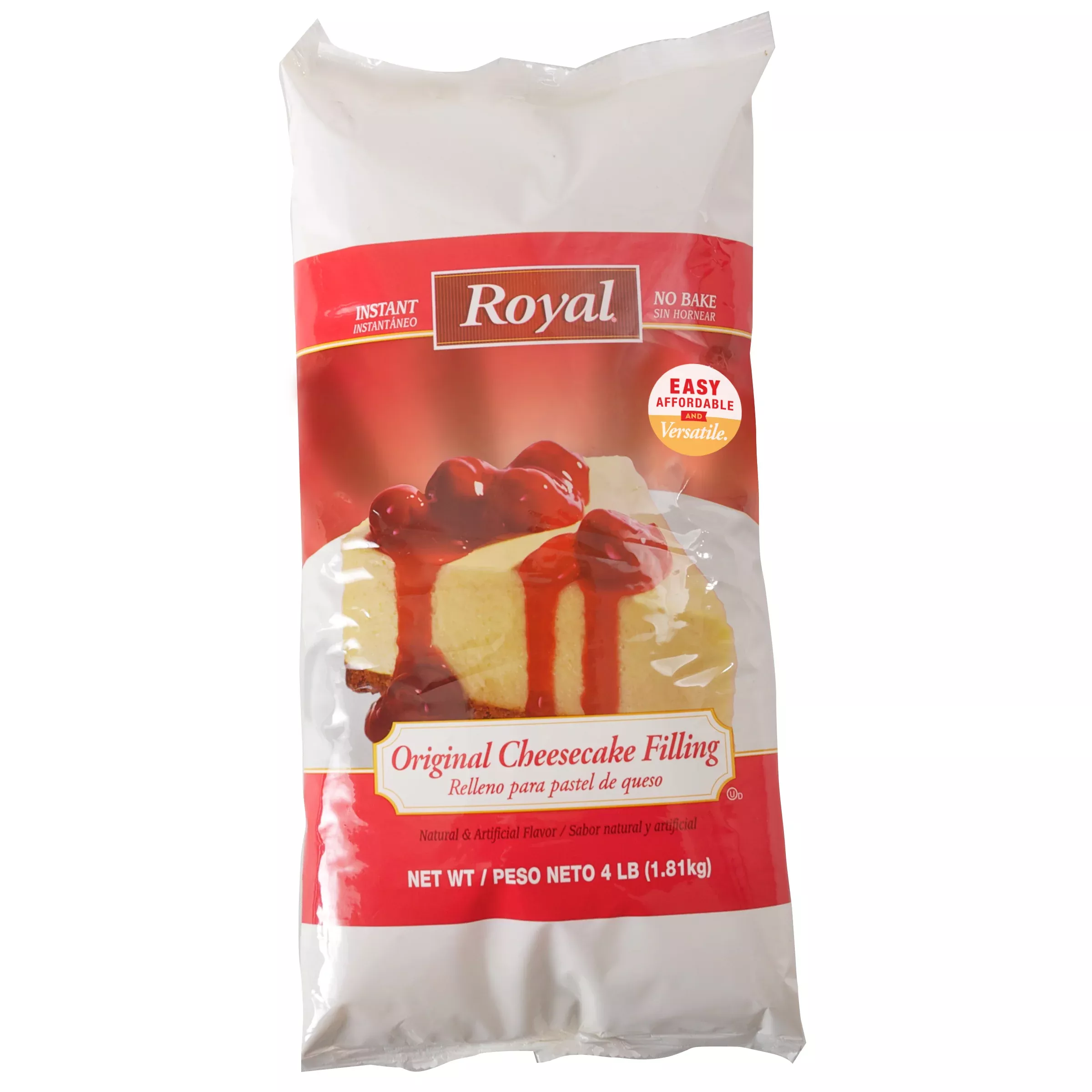 Clabber Girl Royal Instant Cheesecake Mix 4 Pound Each - 6 Per Case