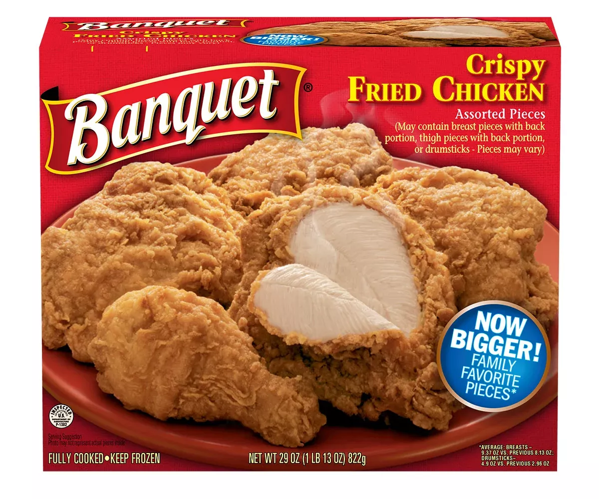 Conagra Frozen Banquet Crispy Fried Chicken 29 Ounce Size - 12 Per Case
