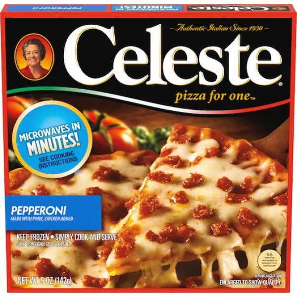 Conagra Frozen Retail Pizza for One Celeste Pepperoni 5 Ounce Size - 12 Per Case