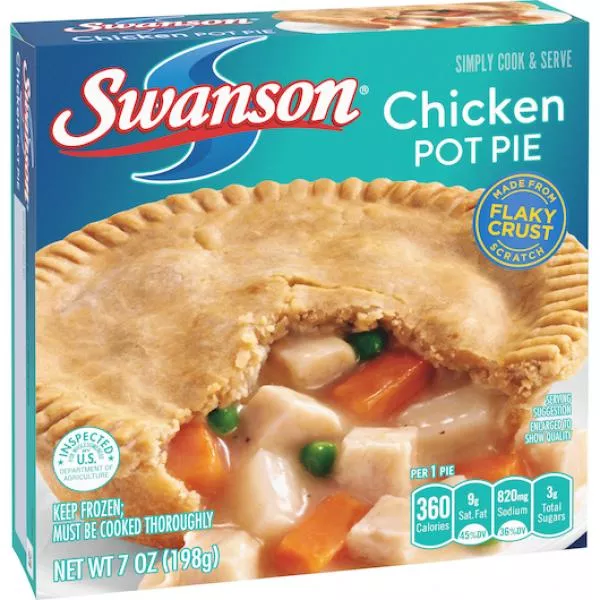 Conagra Frozen Swanson Chicken Pot Pie 7 Ounce Size - 24 Per Case