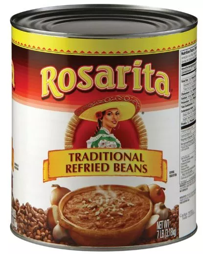 Conagra Original Refried Beans Can 112 Ounce Size - 6 Per Case