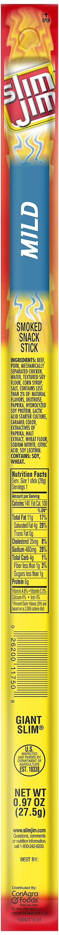 Conagra Retail Giant Mild 0.97 Ounce Size - 144 Per Case