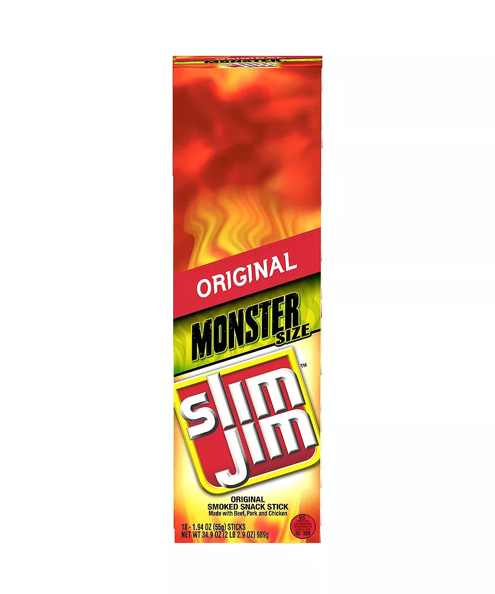 Conagra Retail Slim Jim Original Stick 1.94 Ounce Size - 108 Per Case