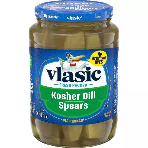Conagra Retail Vlasic Kosher Dill Spears 24 Fluid Ounce - 6 Per Case