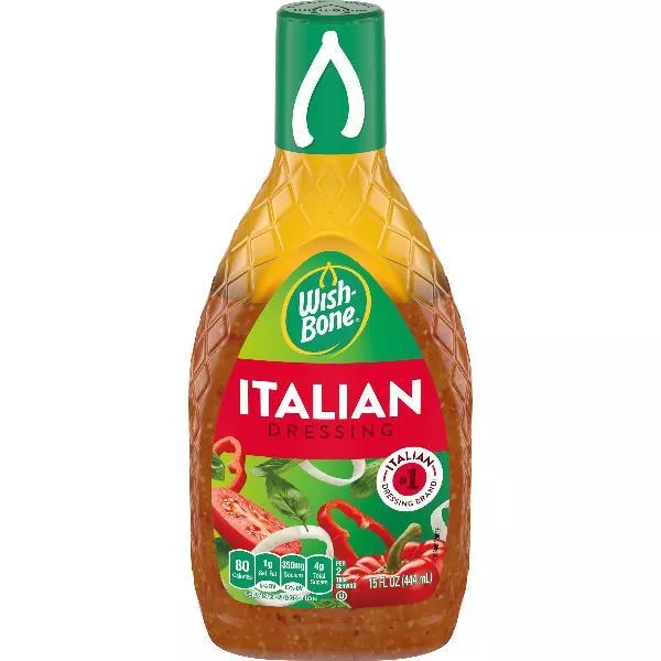 Conagra Retail Wish Bone Italian Dressing Bottles 15 Fluid Ounce - 12 Per Case