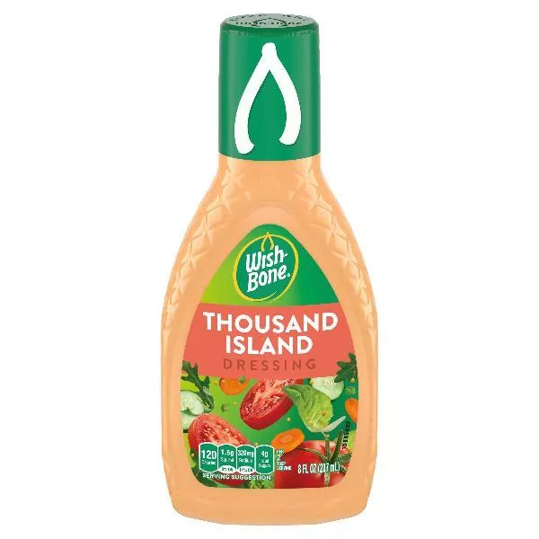 Conagra Wish Bone Thousand Island Dressing Fl Bottles 8 Fluid Ounce - 12 Per Case