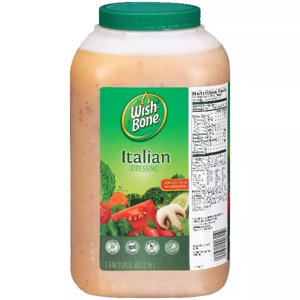 Conagra Wishbone Italian Dressing 128 Ounce Size - 4 Per Case