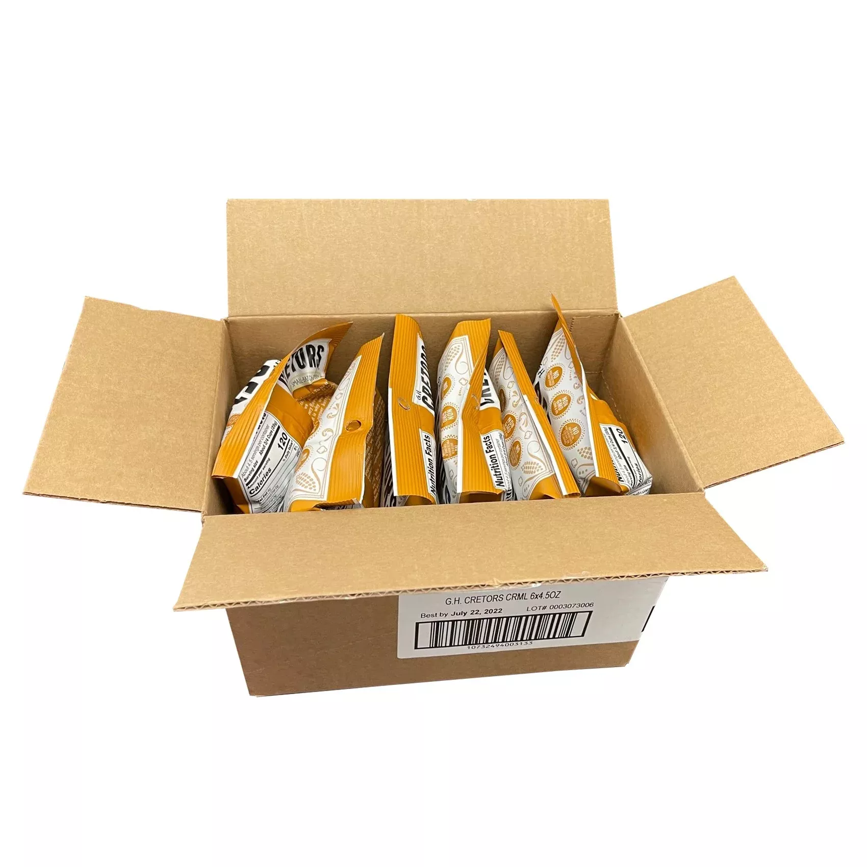 Cornfields G H Cretors Caramel Popcorn 4.5 Ounce Size - 6 Per Case