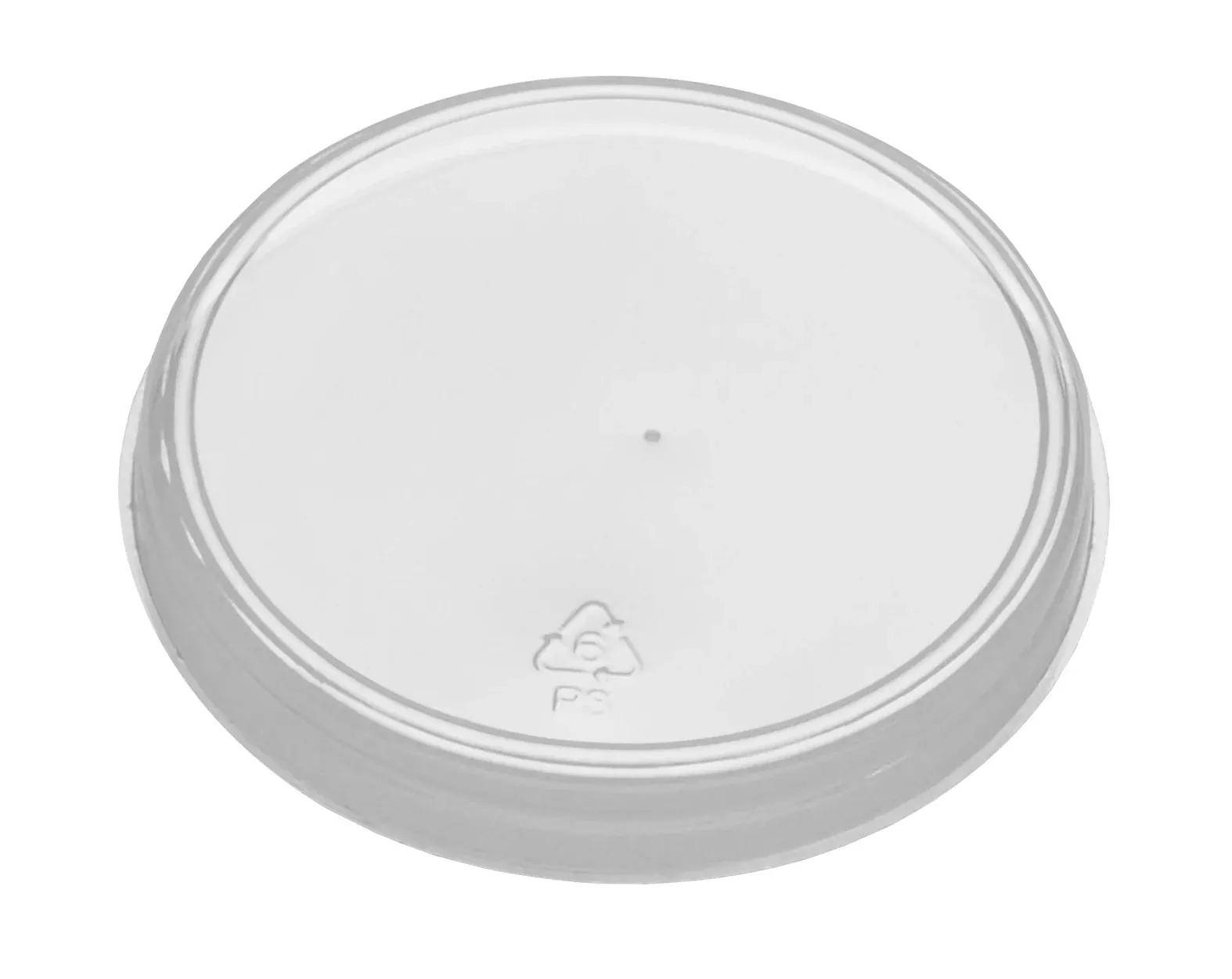 D & W Fine Pack 4.3" Round Ps Flat Lid for Small All Purposebowl Vented - 1000 Per Case