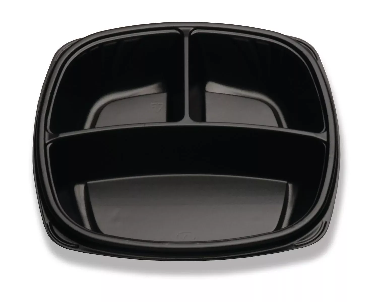 D & W Fine Pack Forum 10" Square Black C-fine Ps 3 - 160 Per Case