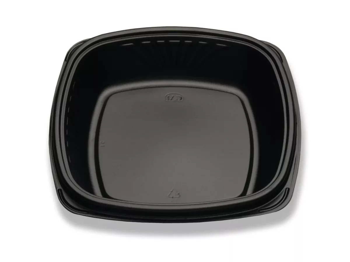 D & W Fine Pack Forum 9" Square Black C-fine Ps Dee - 300 Per Case