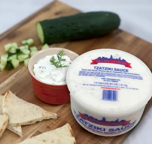 Devanco Foods Refrigerated Devanco Tzatziki Sauce 0.5 Gallon - 4 Per Case
