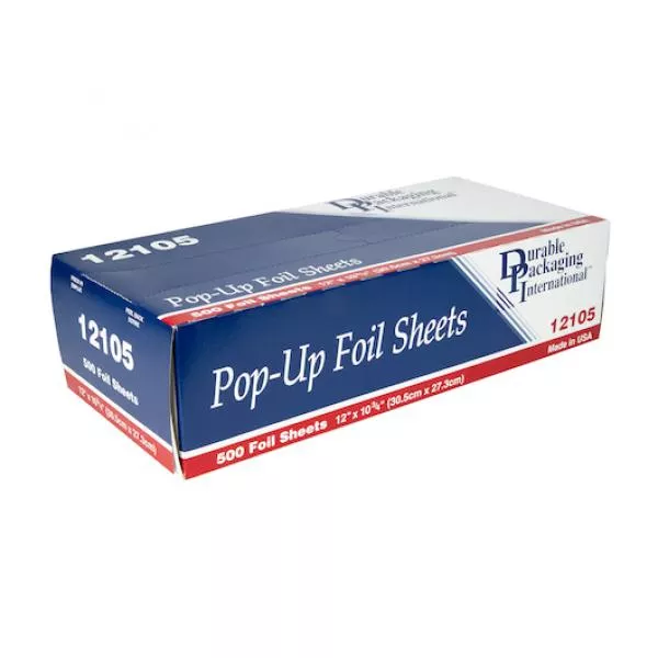 Durable Packaging 12"X 10 3/4" Foil Sheets 6 - 500 Each - 6 Per Case