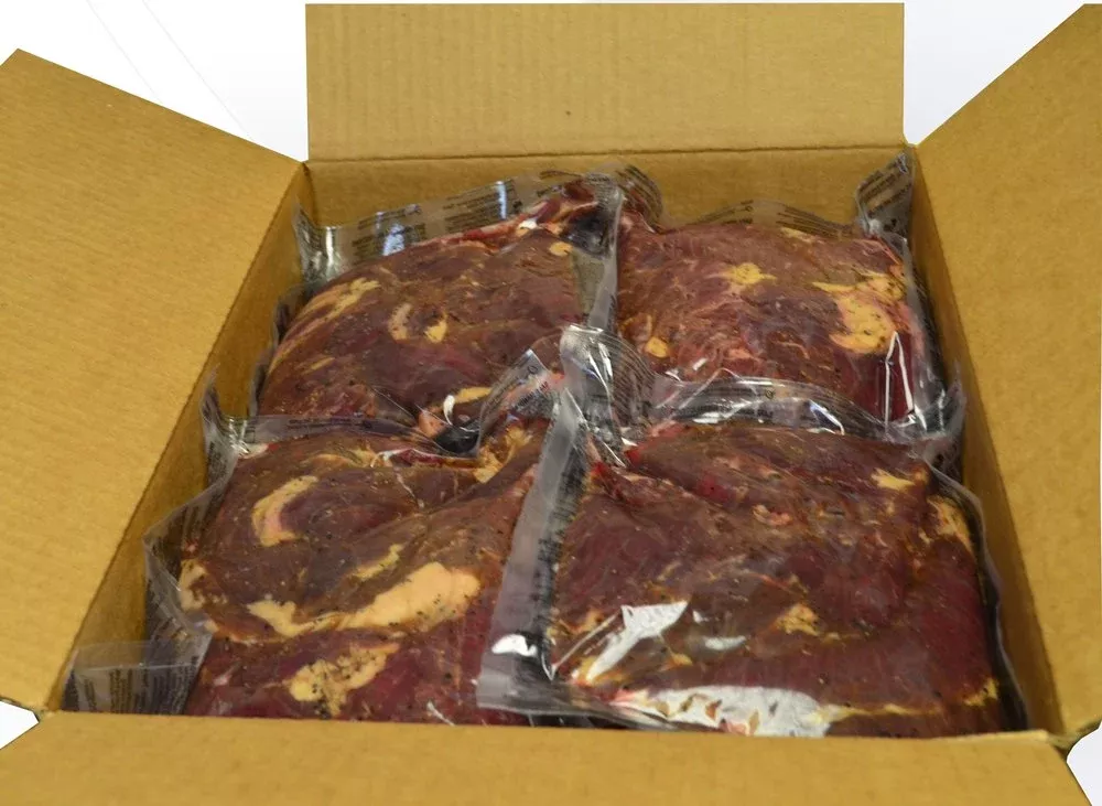 Eddy Packing Frozen Carls Beef Fajita Full Marina 5 Pound Each - 8 Per Case