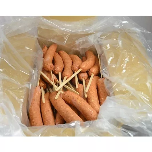 Eddy Packing Frozen Carls Pb Sausage On Stick 10 Pound Each - 1 Per Case