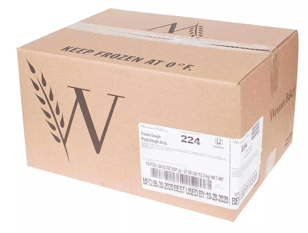Europastry Wenner Bakery Pizza Dough 24 Ounce Size - 18 Per Case