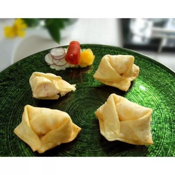 The Fillo Factory Imitation Crabmeat Rangoon 25 Count Packs - 4 Per Case