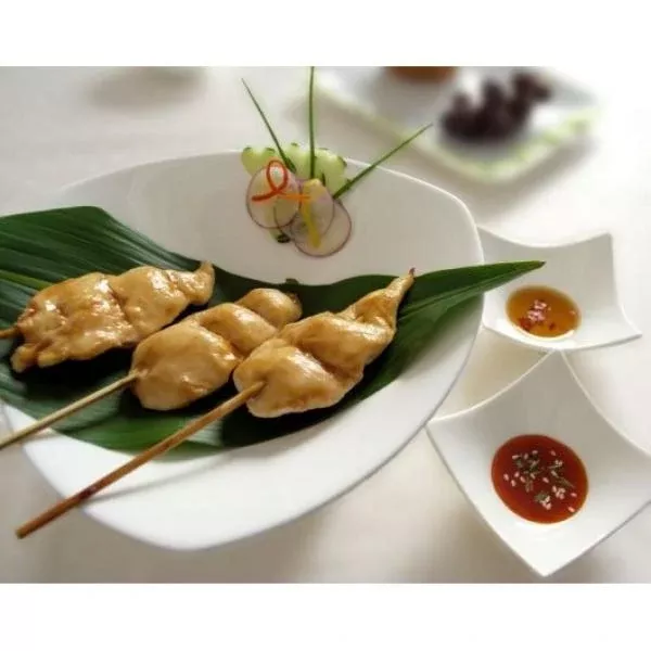 The Fillo Factory Sate Chicken En Brochette 25 Count Packs - 4 Per Case